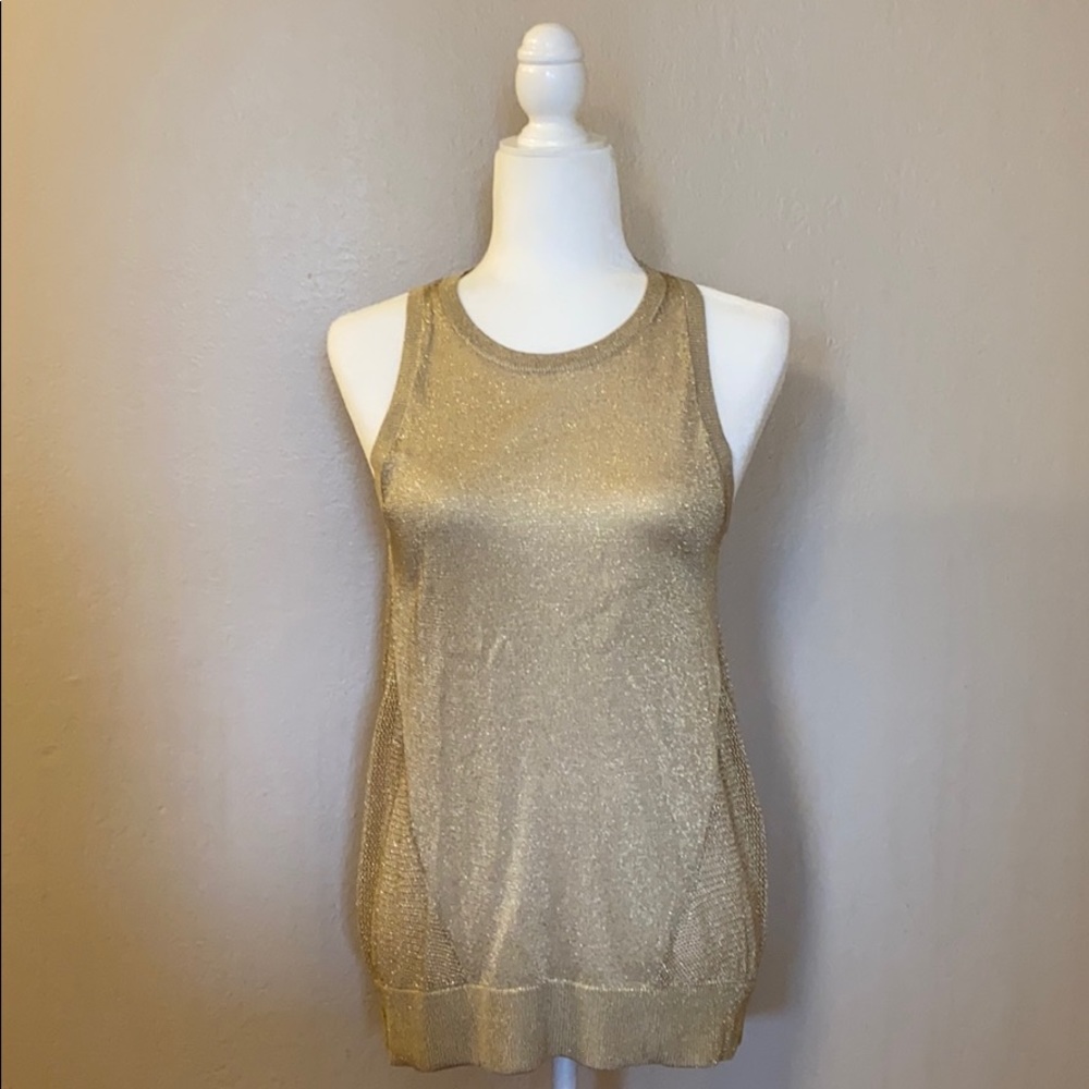 ❌SOLD❌ NWOT Michael Kors Gold Top